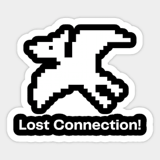 Pteranodon lost connection (meme T-Rex Google crome) Sticker